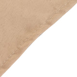 90x132inch Nude Seamless Premium Polyester Rectangular Tablecloth - 220GSM for 6 Foot Table