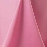 90x132inch Pink Seamless Premium Polyester Rectangular Tablecloth - 220GSM for 6 Foot Table#whtbkgd