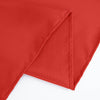 90x132inch Red 200 GSM Seamless Premium Polyester Rectangular Tablecloth