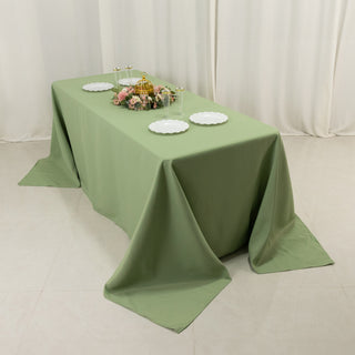 <h3 style="margin-left:0px;"><strong>Versatile Sage Green Rectangular Tablecloth</strong>