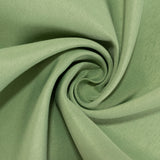 90x132inch Sage Green Seamless Premium Polyester Rectangular Tablecloth - 220GSM for 6 Foot