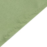 90x132inch Sage Green Seamless Premium Polyester Rectangular Tablecloth - 220GSM for 6 Foot Table