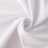 90 inch x 156 inch White Polyester Round Corner Linen Rectangular Tablecloth#whtbkgd
