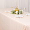 90x156inch Blush Rose Gold Seamless Premium Polyester Rectangular Tablecloth - 200GSM