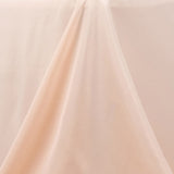 90x156inch Blush Rose Gold Seamless Premium Polyester Rectangular Tablecloth - 200GSM#whtbkgd