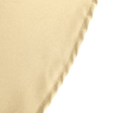 90"x156" Beige Polyester Rectangular Tablecloth