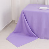 Lavender Lilac Seamless Premium Polyester Rectangular Tablecloth - 220GSM for 8 Foot