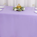 Lavender Lilac Seamless Premium Polyester Rectangular Tablecloth - 220GSM for 8 Foot