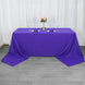 90x156inch Purple 200 GSM Seamless Premium Polyester Rectangular Tablecloth