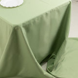 Sage Green Seamless Premium Polyester Rectangular Tablecloth - 220GSM