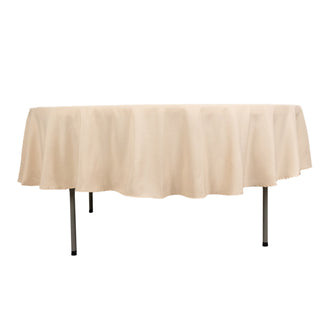 Versatile and Durable Beige Tablecloth