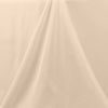90inch Beige Seamless Premium Polyester Round Tablecloth - 200GSM#whtbkgd