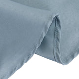 Dusty Blue Seamless Premium Polyester Round Tablecloth - 220GSM