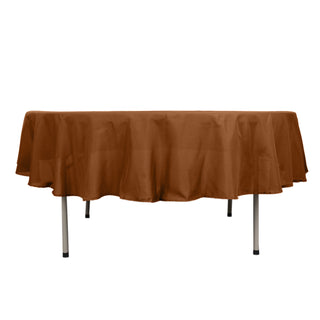 Create a Chic and Sophisticated Look with the Cinnamon Brown Table Linen