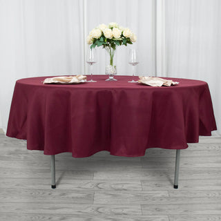 Add Luxury and Elegance with the Seamless Burgundy Tablecloth