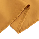 Gold Seamless Premium Polyester Round Tablecloth - 220GSM