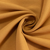 Gold Seamless Premium Polyester Round Tablecloth - 220GSM