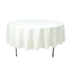 90" Ivory Premium Polyester Round Tablecloth - 220GSM