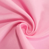 90inch Pink Seamless Premium Polyester Round Tablecloth - 220GSM