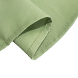  Sage Green Seamless Premium Polyester Round Tablecloth - 220GSM