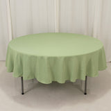  Sage Green Seamless Premium Polyester Round Tablecloth - 220GSM