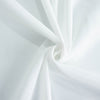 90inch White 200 GSM Seamless Premium Polyester Round Tablecloth