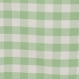 White Sage Green Seamless Buffalo Plaid Rectangle Tablecloth, Checkered Polyester#whtbkgd