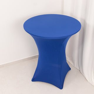 <span style="background-color:transparent;color:#000000;">Elegant Royal Blue Spandex Highboy Table Cover</span>