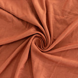 Terracotta (Rust) Highboy Spandex Cocktail Table Cover, Fitted Stretch Tablecloth#whtbkgd