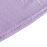 Lavender Lilac Highboy Spandex Cocktail Table Cover, Fitted Stretch Tablecloth