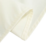 108" Ivory Cotton Blend Round Tablecloth