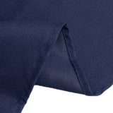 108" Navy Blue Cotton Blend Round Tablecloth