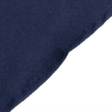 108" Navy Blue Cotton Blend Round Tablecloth