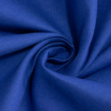 108" Royal Blue Cotton Blend Round Tablecloth#whtbkgd