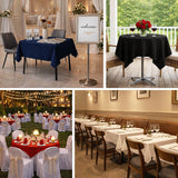 Elegant table settings for events in various styles and colors.