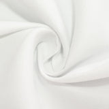 White Cotton Blend Round Tablecloth - 70"#whtbkgd