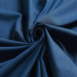 90\"x132\" Premium Dark Blue Faux Denim Polyester Rectangular Tablecloth#whtbkgd