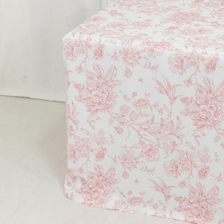 <strong>D&eacute;cor ideas using Pink Toile</strong>