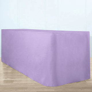 <span style="background-color:transparent;color:#000000;">Beautiful Lavender Fitted Polyester Rectangle Tablecloth</span>