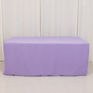 <span style="background-color:transparent;color:#000000;">Beautiful Lavender Fitted Polyester Rectangle Tablecloth</span>