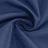 6ft Navy Blue Open Back Fitted Polyester Rectangle Tablecloth, Trade Show Table Cover#whtbkgd