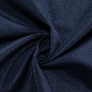 <strong>Navy Blue Open Back Fitted Rectangular Tablecloth - Versatility Meets Practicality</strong>