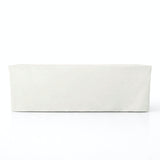 White rectangular tissue box on a clean white background