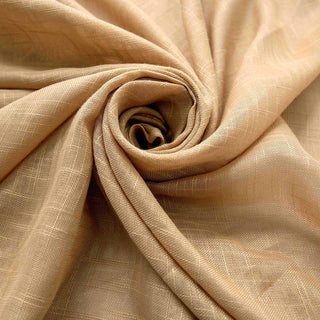 Durable and Versatile: 108" Natural Seamless Linen Round Tablecloth