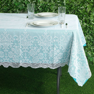 Imperial Sophistication with Seamless Oblong Tablecloth