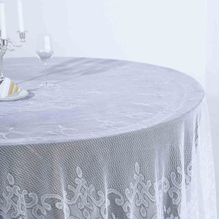 Create Memorable Moments with a White Lace Tablecloth