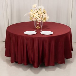 <h3 style="margin-left:0px;"><strong>Versatile Burgundy</strong> <strong>Tablecloth for a Range of Event Themes</strong>