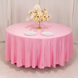 <h3 style="margin-left:0px;"><strong>Versatile Pink</strong> <strong>Tablecloth for a Range of Event Themes</strong>