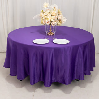 <h3 style="margin-left:0px;"><strong>Versatile Purple</strong> <strong>Tablecloth for a Range of Event Themes</strong>