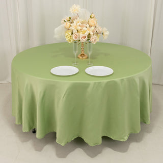 <h3 style="margin-left:0px;"><strong>Versatile Sage Green</strong> <strong>Tablecloth for a Range of Event Themes</strong>